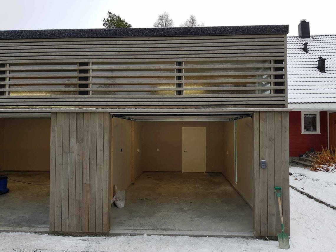 Bygging av dobbel garasje